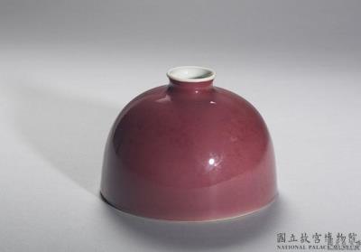 图片[2]-Flat bulbous vase with red glaze, Qing dynasty, Kangxi reign (1662-1722)-China Archive